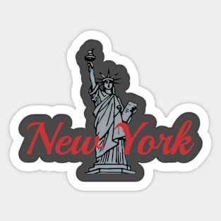 New York Statue of Libery Sticker